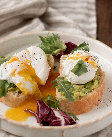 egg and avocado dish