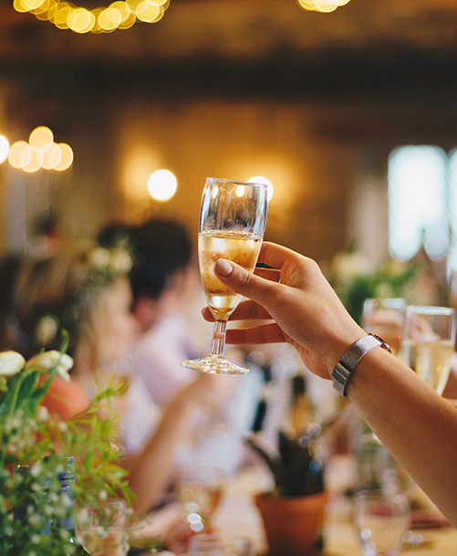 toasting drink